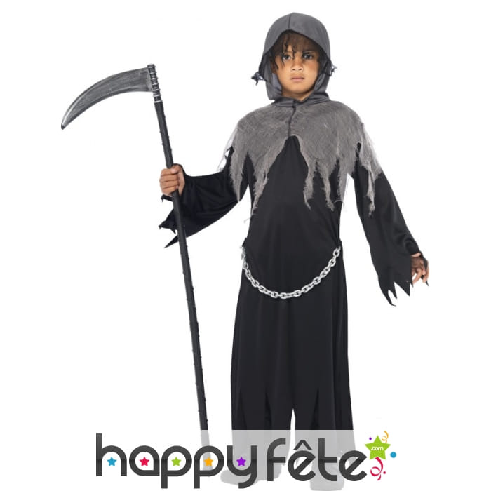 Déguisement faucheuse mort enfant