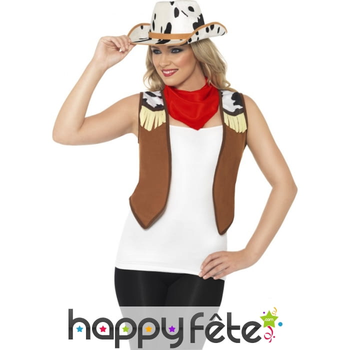 Déguisement femme ouest sauvage cowgirl