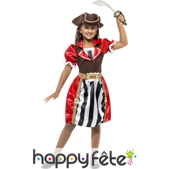 Déguisement fille piratte