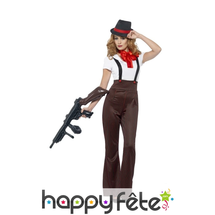 Déguisement gangster femme glamour