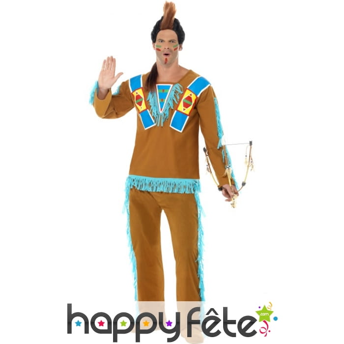 Déguisement guerrier indien homme