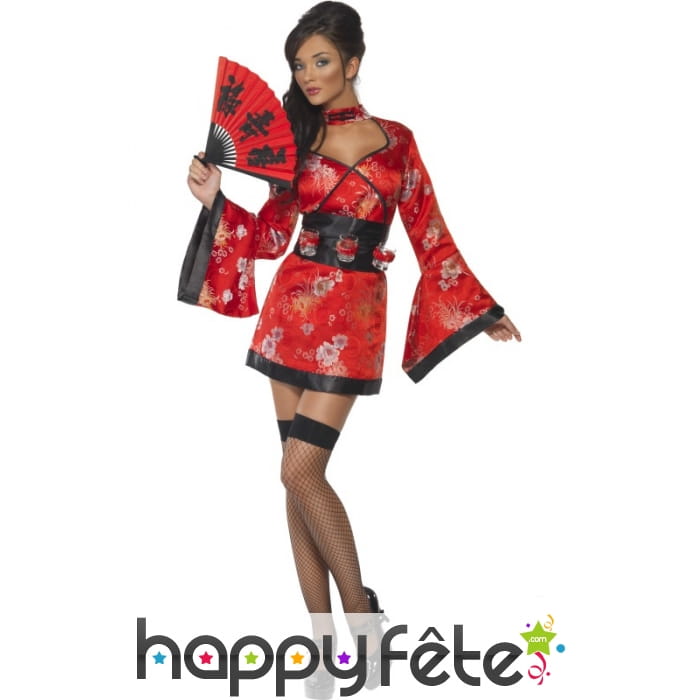 Déguisement geisha japonaise sexy