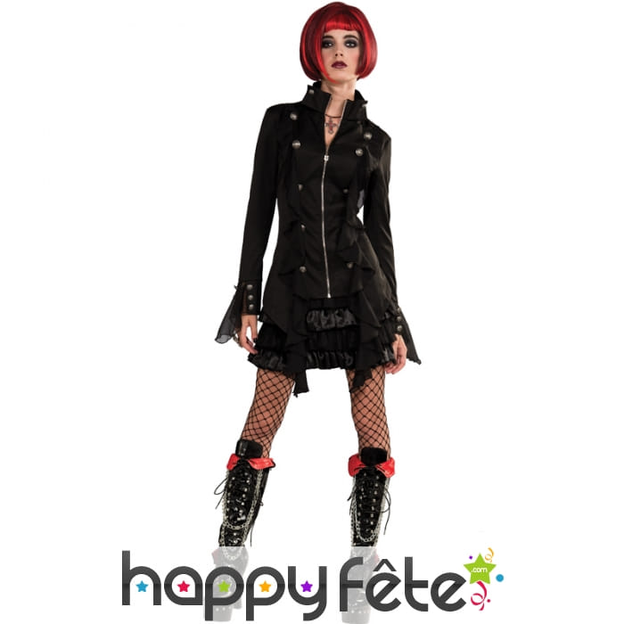 Déguisement gothique noir pour femme