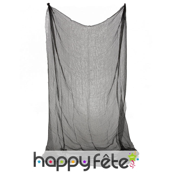 Drap gris transparent en tissu de 150 x 210cm