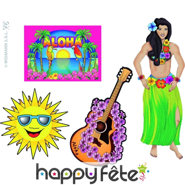 Décorations hawaïennes