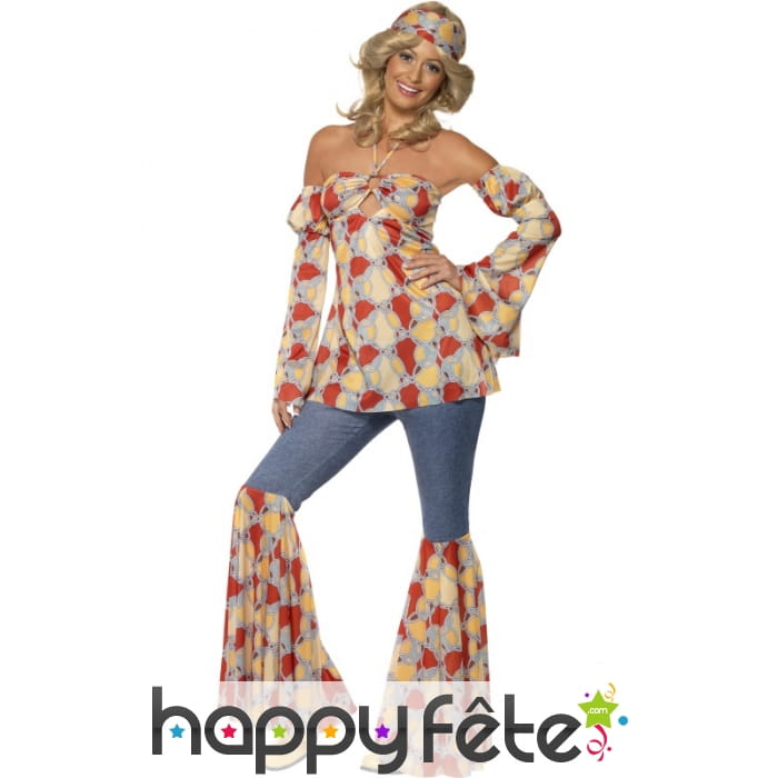 Déguisement hippie années 70