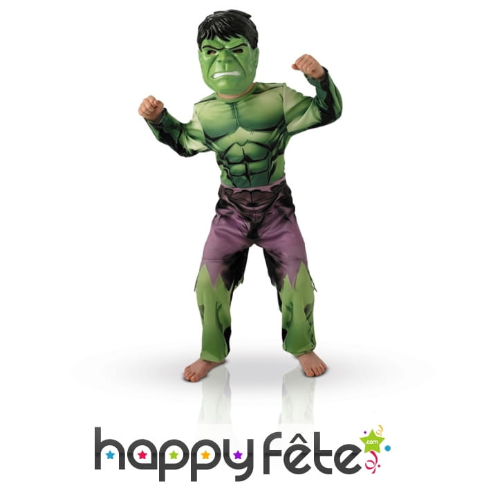 Déguisement hulk avengers pour enfant