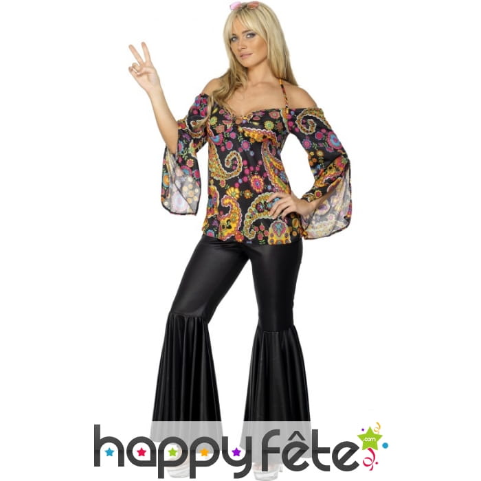 Déguisement hippie femme années 70