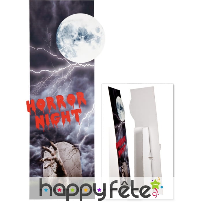 Décoration Halloween horror night (160x65 cm)