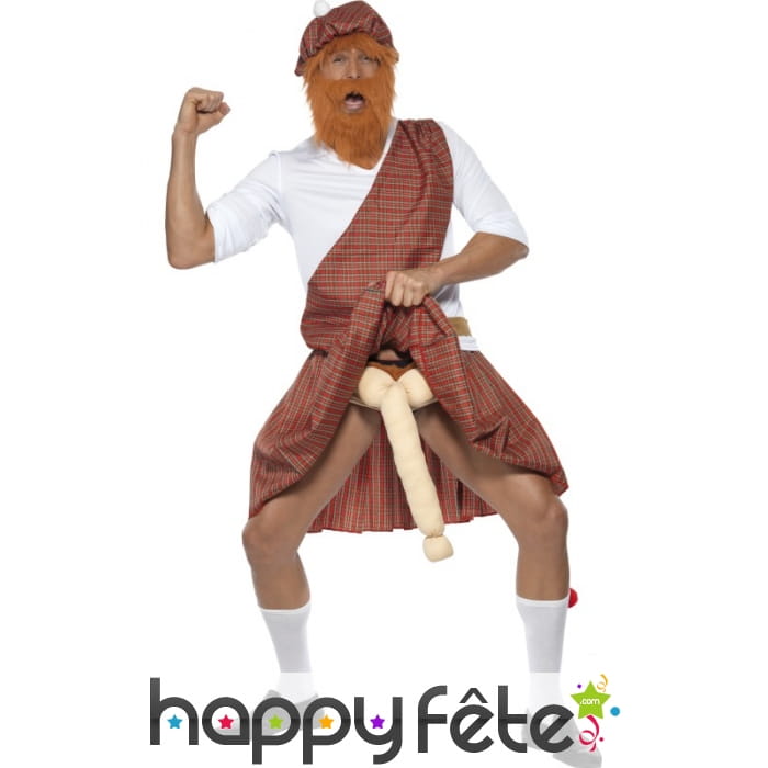 Déguisement homme kilt écossais