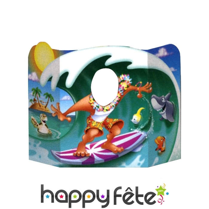 Décor hawaïen masculin pour photo