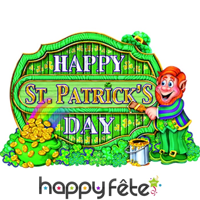 Décor "Happy saint patrick's day"