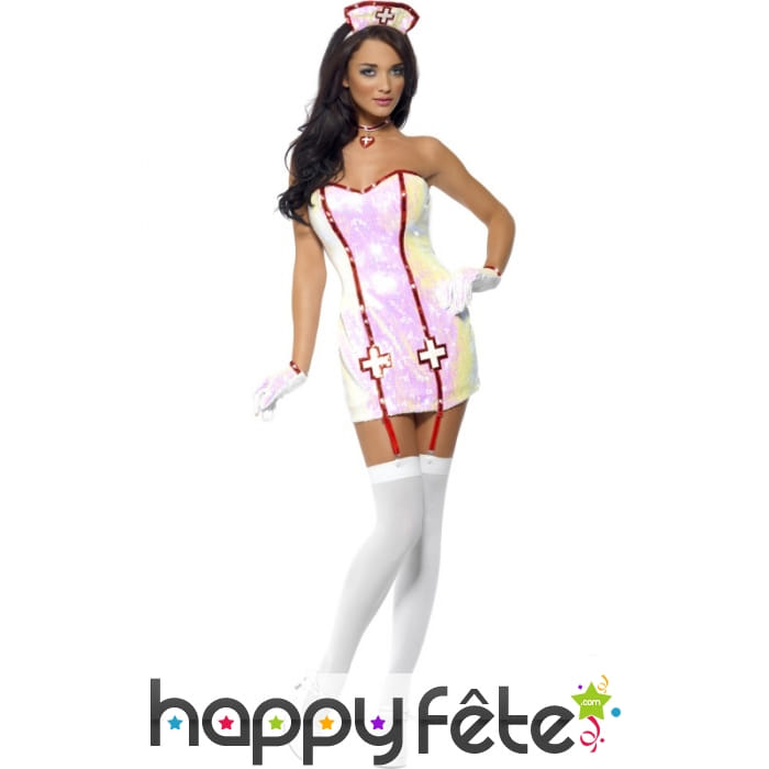 Déguisement infirmière disco