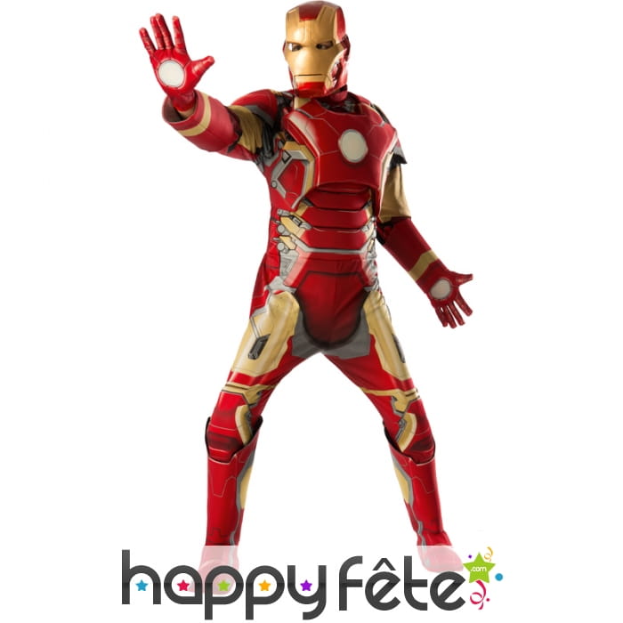 Déguisement Iron man adulte, version luxe