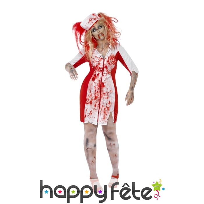 Déguisement infirmière zombie grande taille