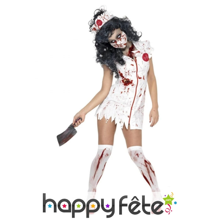 Déguisement infrimière zombie sexy