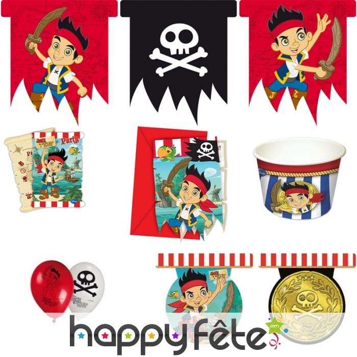 Décos Jake et les pirates pour anniversaire