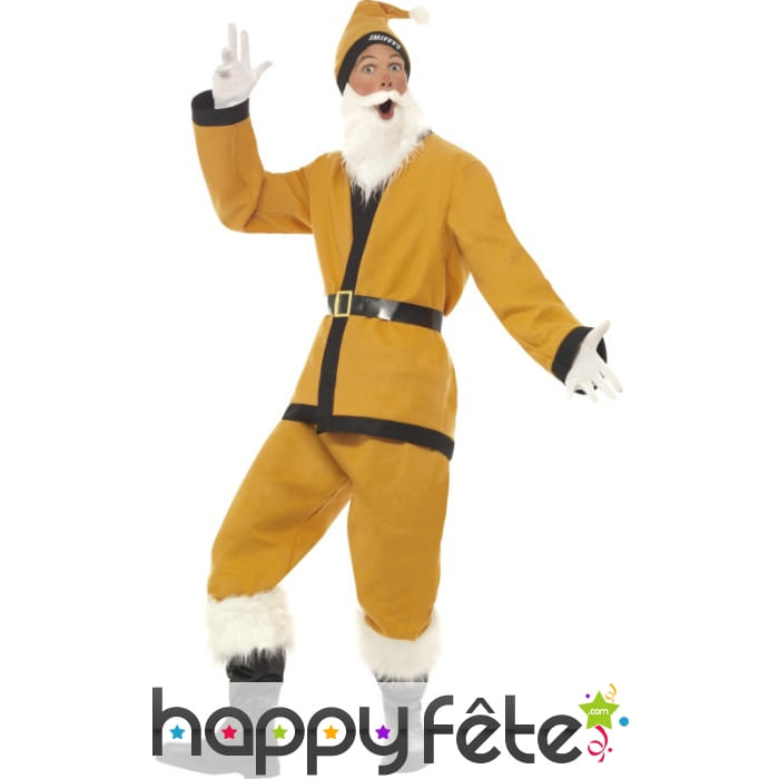 Déguisement jaune père noel