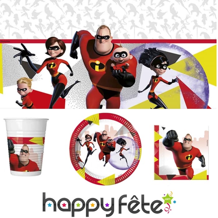 Déco Les Indestructibles pour table