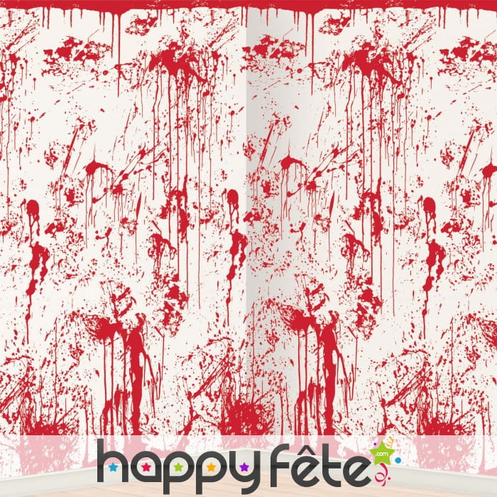 Decor mural avec sang