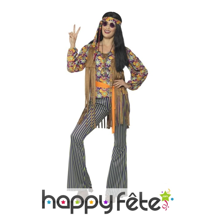 Déguisement motifs années 60 pour femme