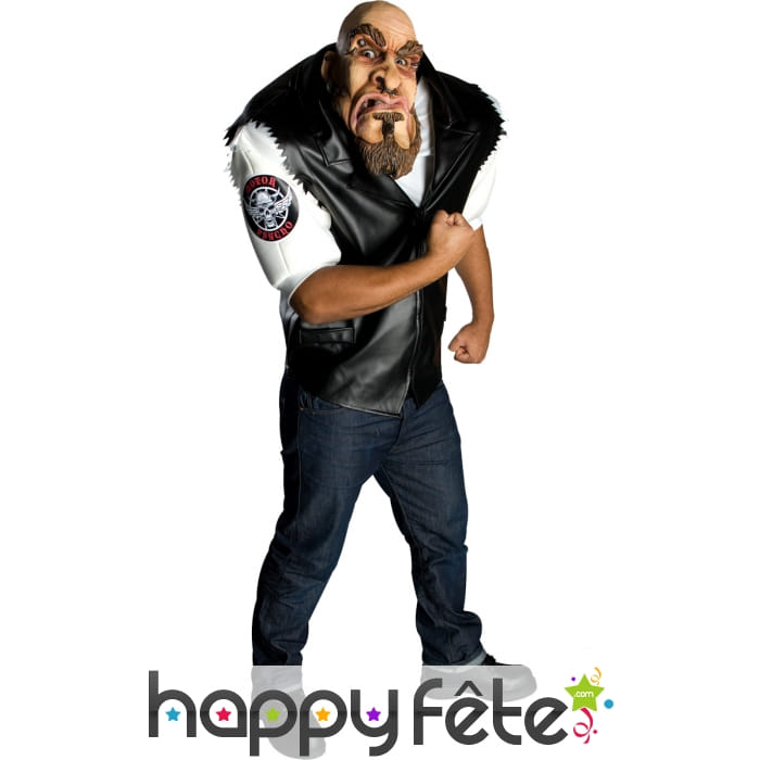 Déguisement motard big bruizer avec masque