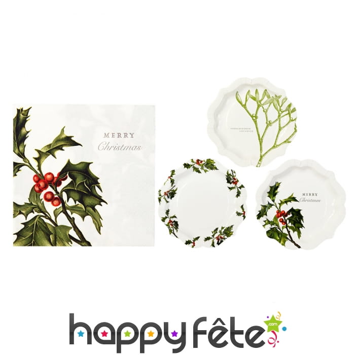 Déco Merry Christmas pour table de Noël