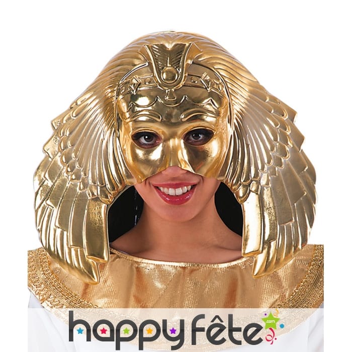 Demi masque de horus, doré