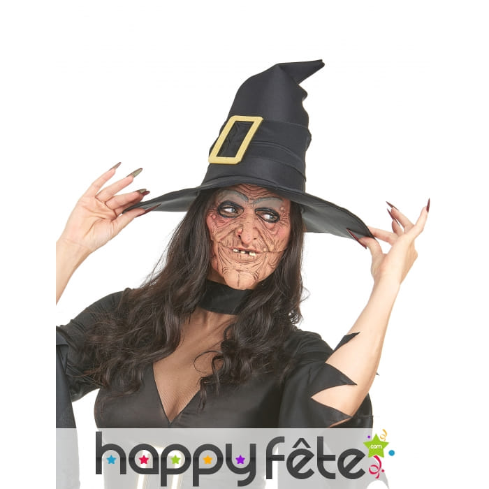 Demi-masque de laide sorcière