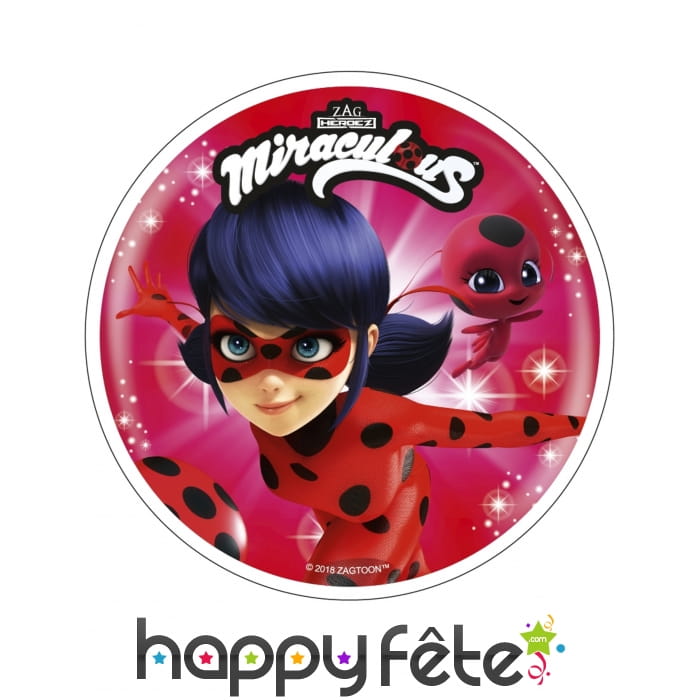 Disque Miraculous de 21 cm en azyme