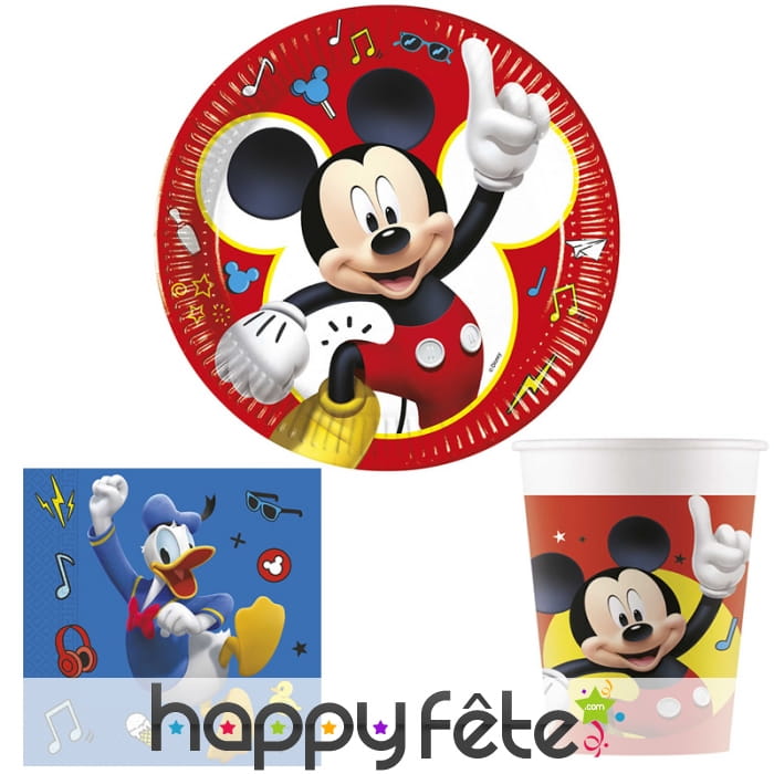 Déco Mickey et ses amis pour table d'anniversaire