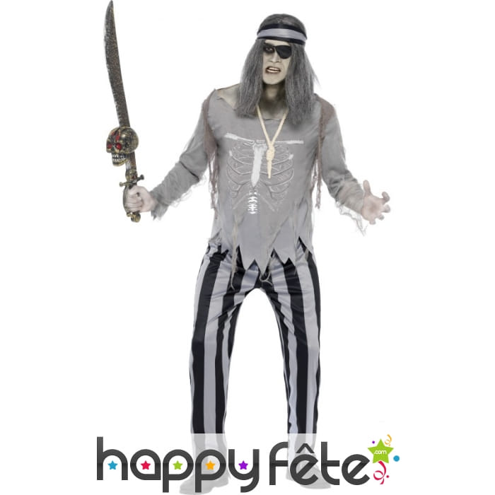 Déguisement matelot fantome homme