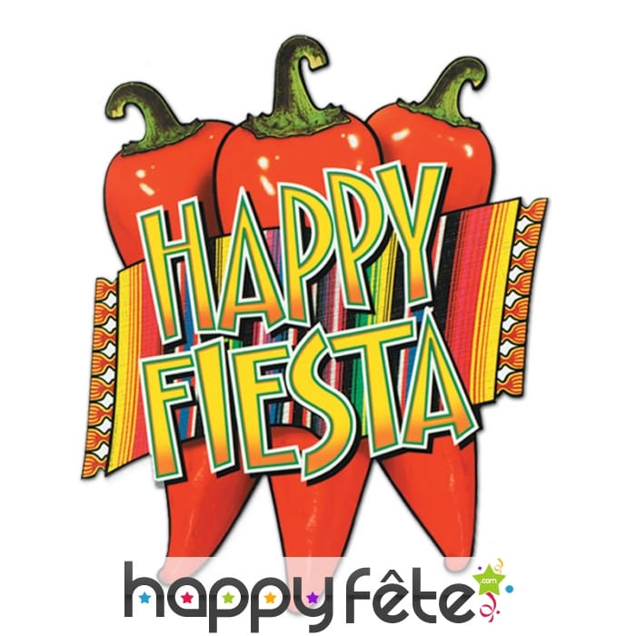 Décoration mexicaine happy fiesta