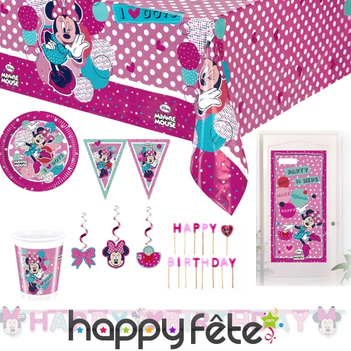 Déco Minnie pour anniversaire
