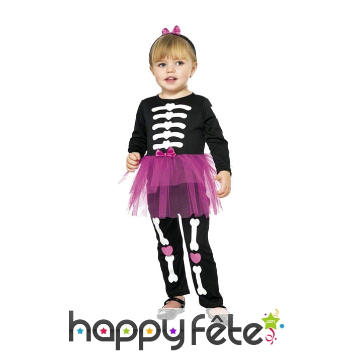 Déguisement mini squelette