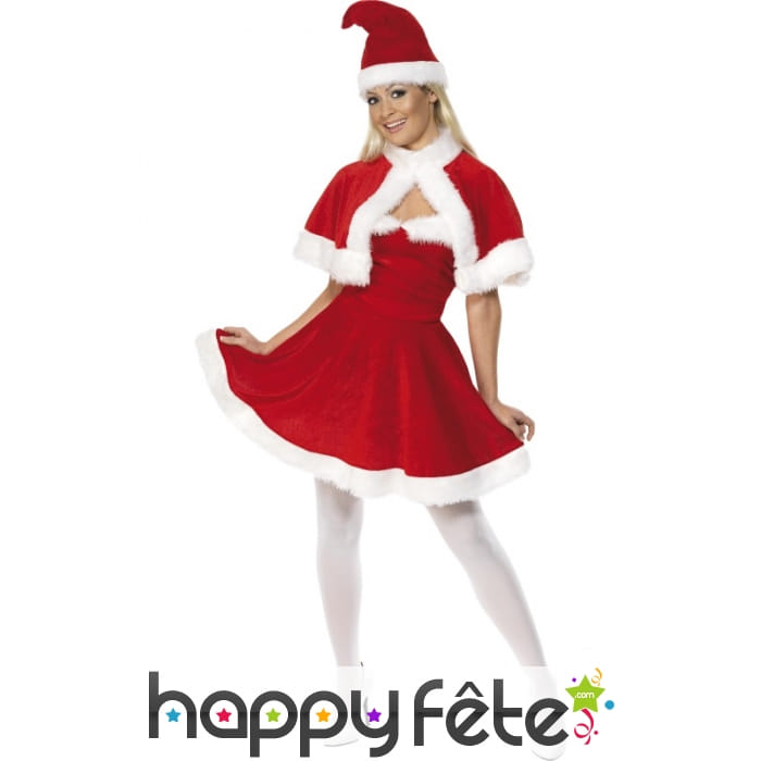 Déguisement miss santa sexy
