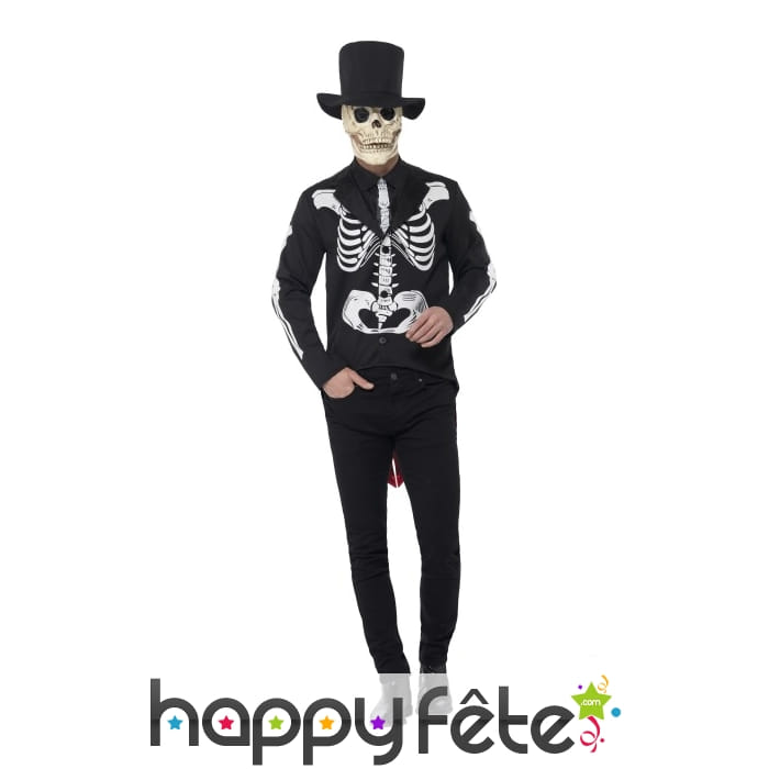 Déguisement monsieur squelette jour des morts