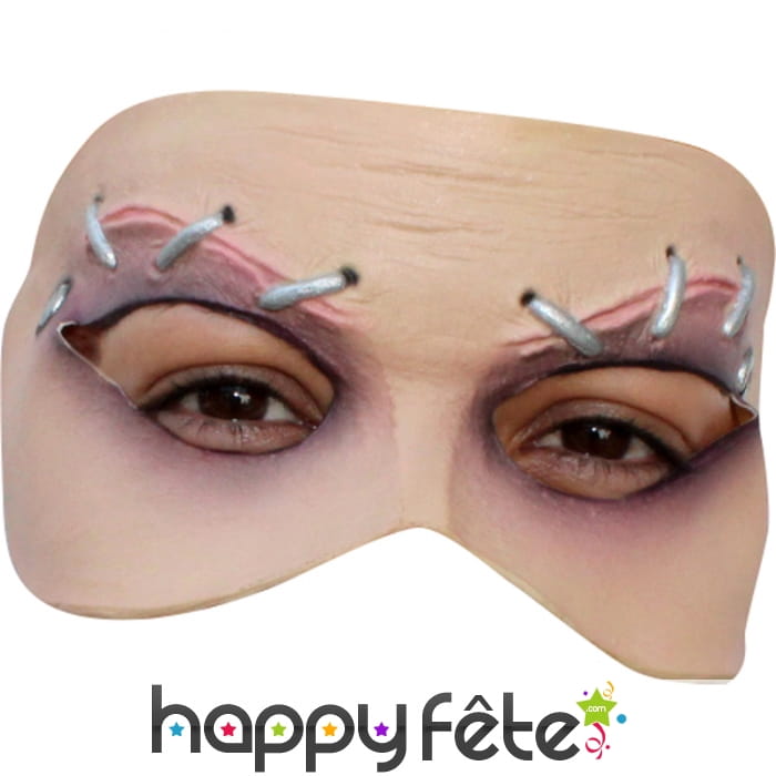 Demi-masque sourcils agrafés
