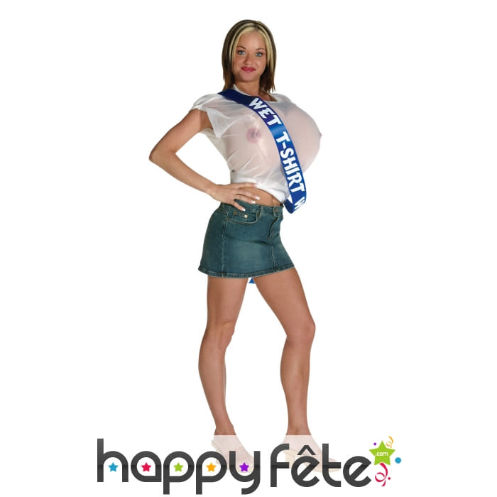 Déguisement Miss T-shirt mouillé