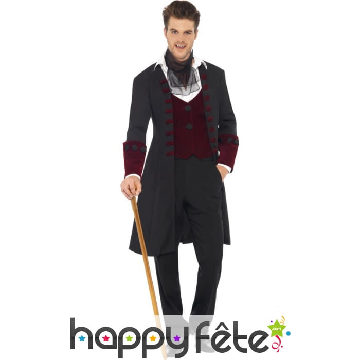 Déguisement manteau vampire gothique