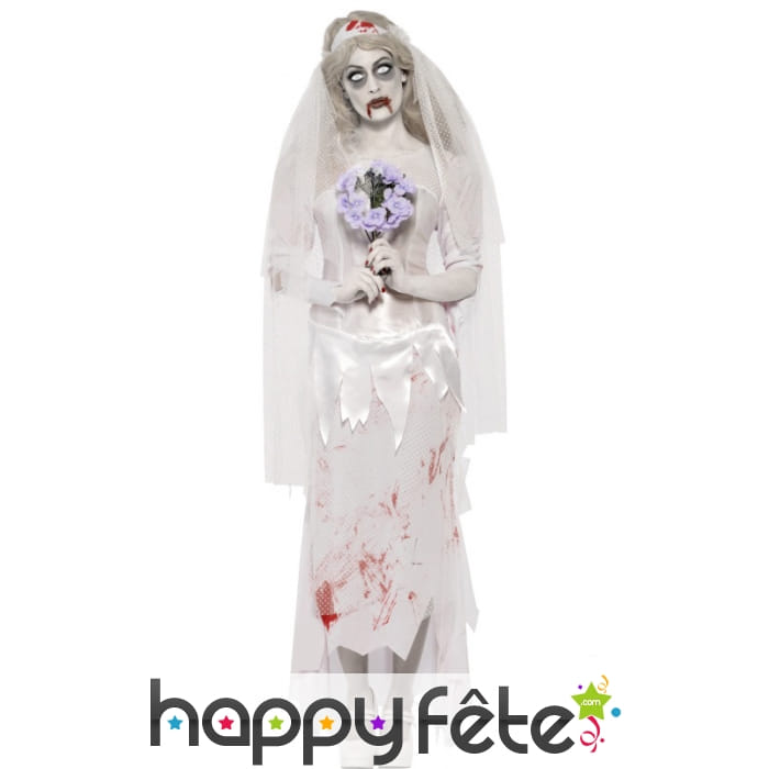 Déguisement mariée zombie
