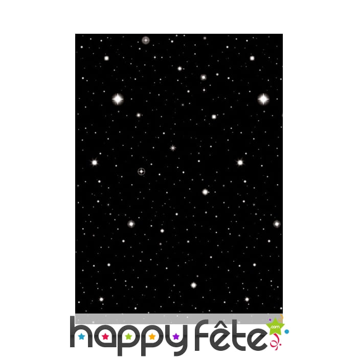 Décoration nuit étoilée en rouleau