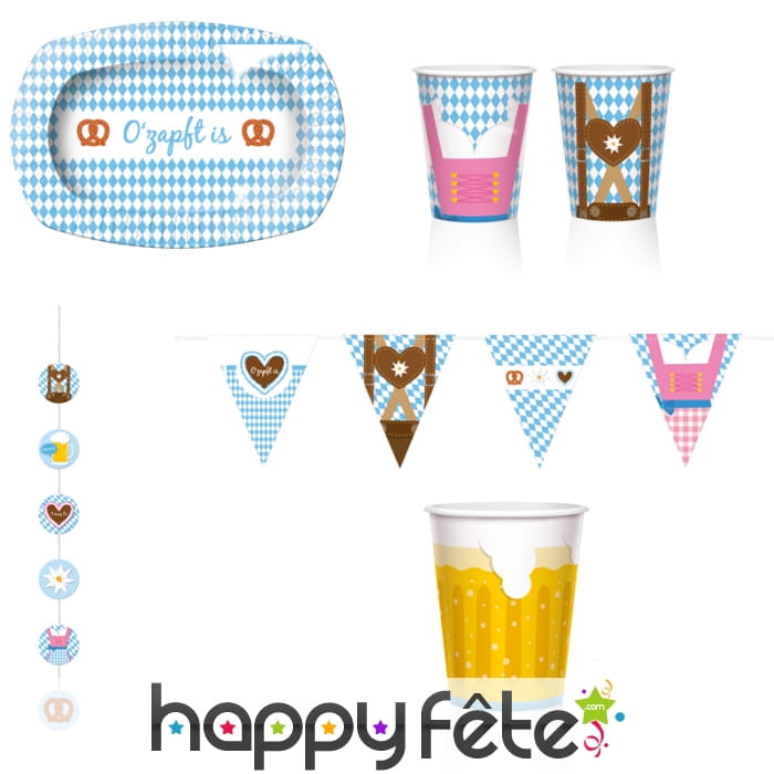 Décoration Oktoberfest pour table