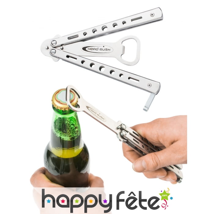 Décapsuleur papillon Beer bong