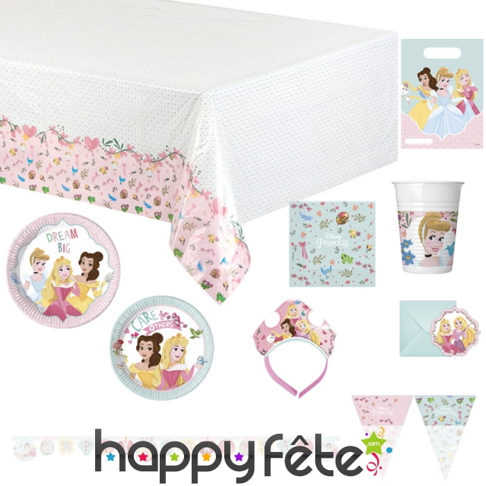 Déco Princesses Disney pour table d'anniversaire