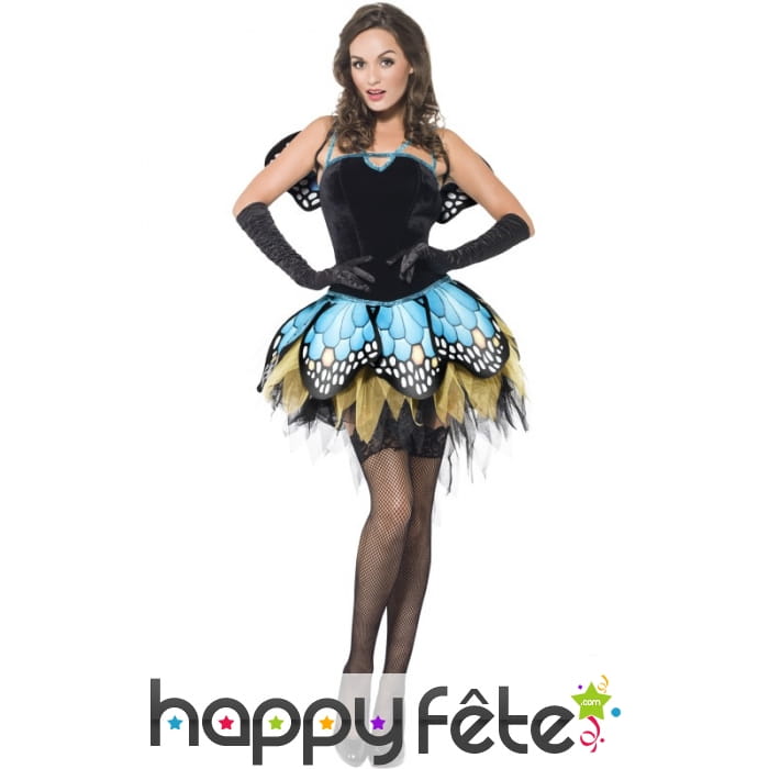 Déguisement papillon élégant et sexy pour femme