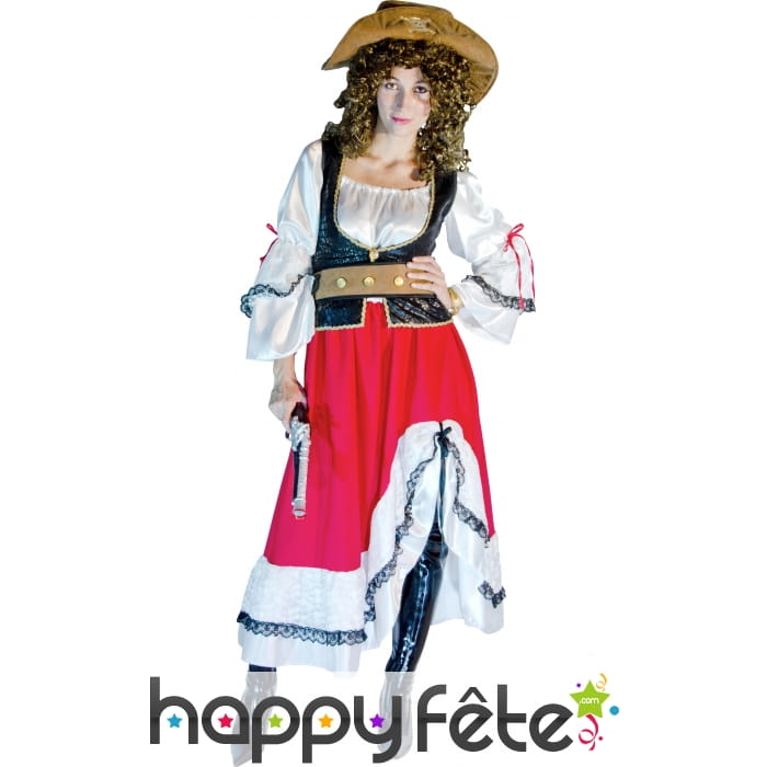 Déguisement pirate femme des caraibes
