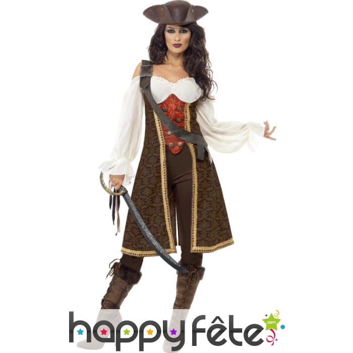 Déguisement pirate femme haute mer