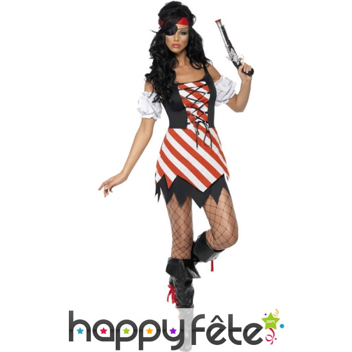 Déguisement pirate femme sexy lignes