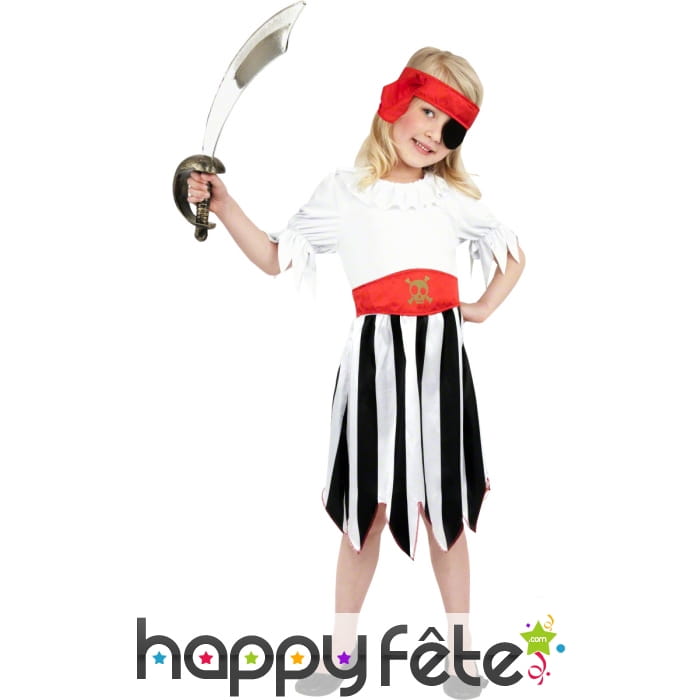 Déguisement pirate fille